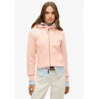 Superdry Essential Logo Reißverschlusspullover Pale Rose Pink XL