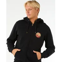 Rip Curl Wettie Passage Icon Reißverschlusspullover - Black -