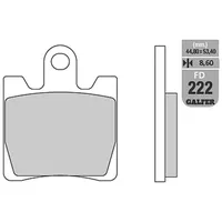 GALFER Fd222g1054 Sinterbremsbeläge - One Size