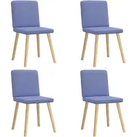 VidaXL Esszimmerstuhl Jeansblau Stoff