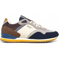 Pepe Jeans London Link M Sneak, Blau/Marineblau, 44.5 EU