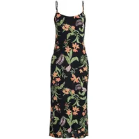 Roxy Rainbow Shores Crinkle Kurzes Kleid - Anthracite Island