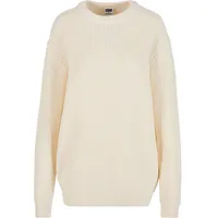 URBAN CLASSICS Rib Basic Pullover White Sand M
