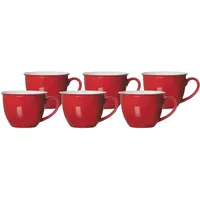 Ritzenhoff & Breker Doppio Jumbotassen 6er Set Rot