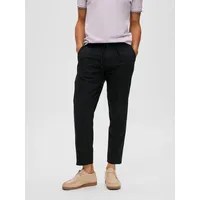 Selected 172 Brody Slim Tapered Fit Chinohose - Black