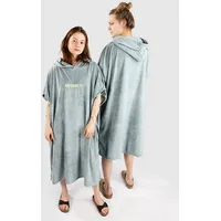 Rip Curl Brand Hooded Poncho blue lagoon