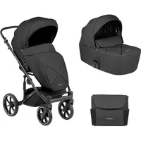 KIKKABOO Kinderwagen Amani 2 in 1 Babywanne, Sportsitz, Wickeltasche,