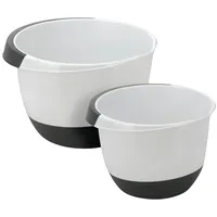 Mojawo 2er Set Rührschüssel Mixschüssel Schüssel 3,5L + 2L