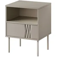 Mirjan24 Nachttisch-Set, Beige, Holzwerkstoff, Rechteckig, 44x54x40 cm, Schlafzimmer, Nachttische