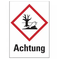 König Werbeanlagen Dreifke® Gefahrstoffetiketten - Umwelt (GHS09) Signalwort "