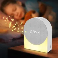 Does Not Apply 4-in-1 Digitaler Wecker+Weißes Rauschen Sound Machine+Bluetooth