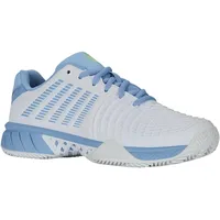 K-Swiss Damen Express Light 3 Tennis Shoe, WHT/Dutch Canal/Green,