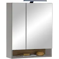 BASIC by Balculina »Denver Spiegelschrank, Badezimmerschrank BxHxT 60x75x22«, (1