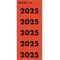 Leitz Jahreszahlen 1425-00-25, Aufkleber, 60 x 25,5mm, 100 Stück