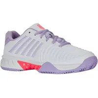 K-Swiss Damen Express Light 3 Tennis Shoe, WHT/ORCHIDPETAL/NBLAZE, 41