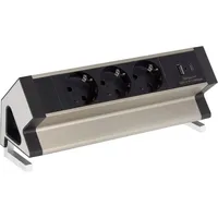 Bh design DESIGN LIGHT Mehrfachsteckdose DESK BOX DESKBOX-SD-3DE-UAC-01