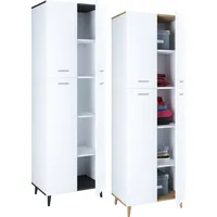 VCM Holz Besenschrank 5 Fächer Maße: H. 240 x