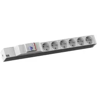 Bachmann 19“ 1HE 6xUTE 1xFI Strom 2,0m CEE7/7