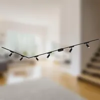 B.K.Licht BRILONER - Schienensystem Luxtrail Komplettset, 6x LED Spots,