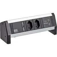 Bachmann Steckdosenleiste 2-fach Schwarz 1 St.