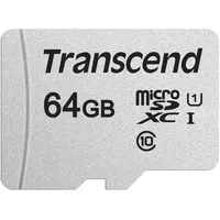 Transcend 64GB microSDXC-Karte 300S UHS-I U1 V10 95/45MB/s
