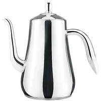 SANQIAHOME 1750ml Edelstahl-Teekanne mit herausnehmbarem Siebeinsatz, Qualitäts-Teekanne mit kleinem