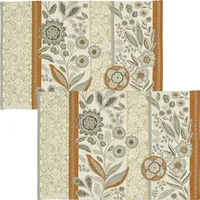 Sander Tischset Loni Stripe 2er-Pack Gobelin Terra-grau Größe 32x48