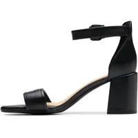 CLARKS Ezoria Mae Black Leather 38