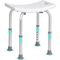 Vevor Duschhocker Duschstuhl Höhenverstellbar 360–485 mm Tragfähigkeit 158,8 kg