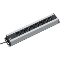 Bachmann 19Zoll Steckdosenleiste 8f Schutzk.,35Grad 300.006