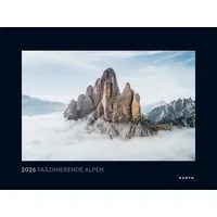 Kunth Monats-Wandkalender Fazinierende Alpen 2026