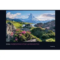 Kunth Farbenprächtige Jahreszeiten - KUNTH Wandkalender 2026