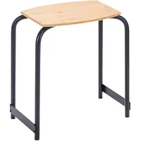 Picknico Campinghocker Retro Picknick Sitz Hocker Alu Bambus Holz
