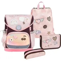 Belmil Compact Plus Schulranzen Set 4-teilig "Glam"