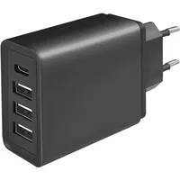 Logilink PA0221 - USB Steckdosenadapter (3x USB-A, 1x USB-CTM)