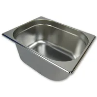 Airbrush-City GN 1/2 Gastronormbehälter GN-Behälter Edelstahl 9,5 Liter Tiefe