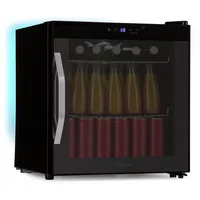 Klarstein Coachella 50 Onyx Getränkekühlschrank Mit Glastür - 47