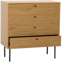 Mendler Kommode HWC-N78, Sideboard Schrank, 4 Schubladen, skandinavischer Stil