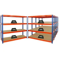 Proregal Mega Deal 5er-Sparset Profi-Schwerlastregal DINO HxBxT 180x200x60 cm