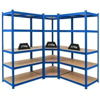 Proregal Eckregal | 2x Schwerlastregal Taurus HxBxT 180x180x60cm Fachlast