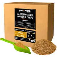 PINI 5 Kg Räucherchips Erle ohne Rinde 1-3 mm