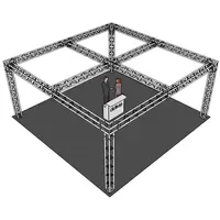 Alutruss Traversenset QUADLOCK 6082 Quadrat 7,71x7,71x3,5m (BxTxH)