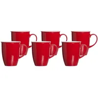 Ritzenhoff & Breker Doppio Kaffeebecher 6er Set Rot