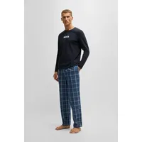 Boss Easy Pyjama - Medium Blue - XL