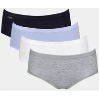 SLOGGI Basic+ Midi Color Mixed Baumwolle, 50 Damen,
