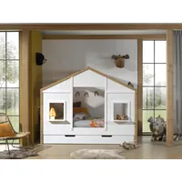 Vipack Landhausbett BABS mit Liegefläche 90 x 200 cm,