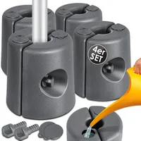 Kesser KESSER® Pavillonstandfüße 4er Set Pavillon Standfuß mit Wasser/Sand