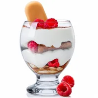 Konzept Eisschalen 280 ml,12er Set Dessertgläser Glas, Eisbecher ideal