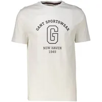 GANT Graphic 2003310 Kurzarm-t-shirt - Eggshell - XL
