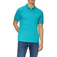 S.Oliver Poloshirt aus Baumwollpiqué, pastelltürkis XL